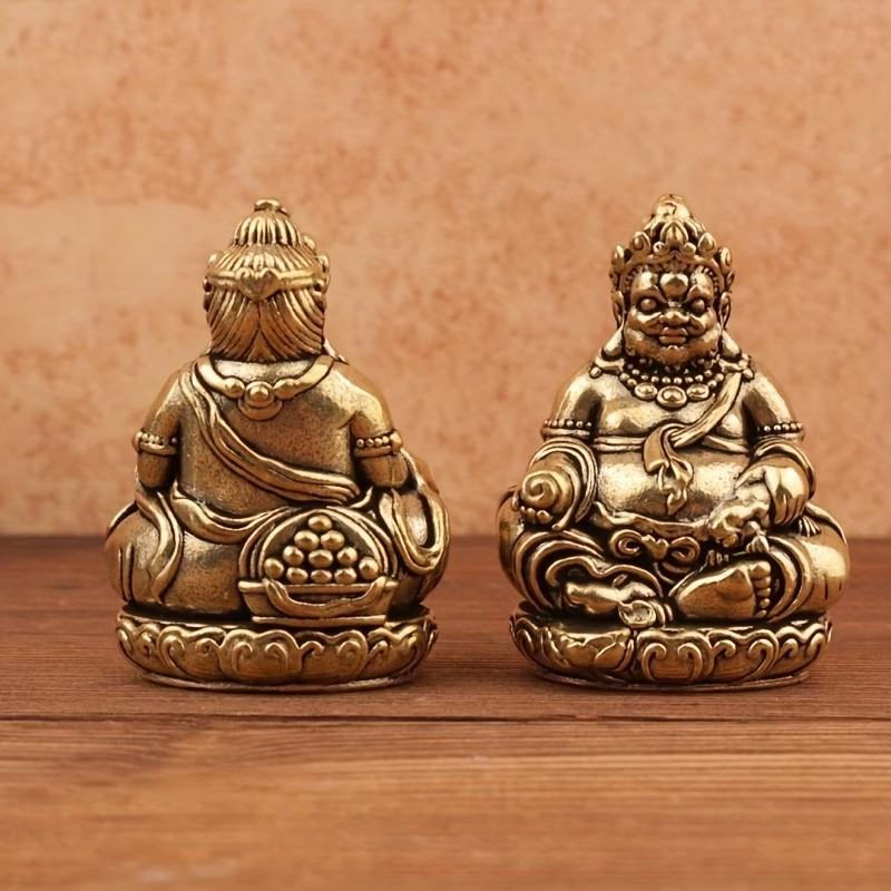 God of Wealth Figurine, Lucky Money Charm Decor, Feng Shui Home Office Decoration, Prosperity and Good Fortune Symbol, Feng Shui Ornaments