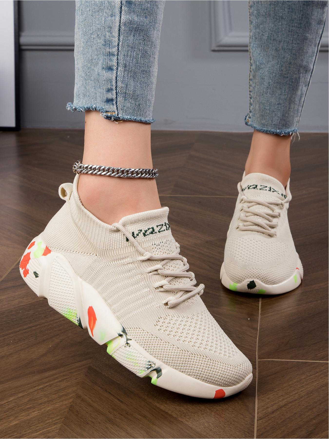 Unisex Fresh Colorful Dot Trend Shoes: Lightweight Comfortable Design, Daily Outfit & Commute Sneakers