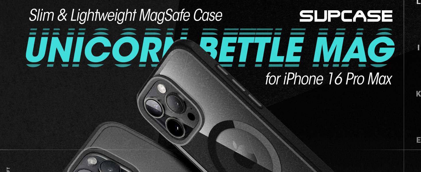 SUPCASE iPhone 16-11 Case with Camera Control Capture Button MagSafe Compatible Slim Clear Shockproof Magnetic Protective Smartphone Cover Cellphone Protection