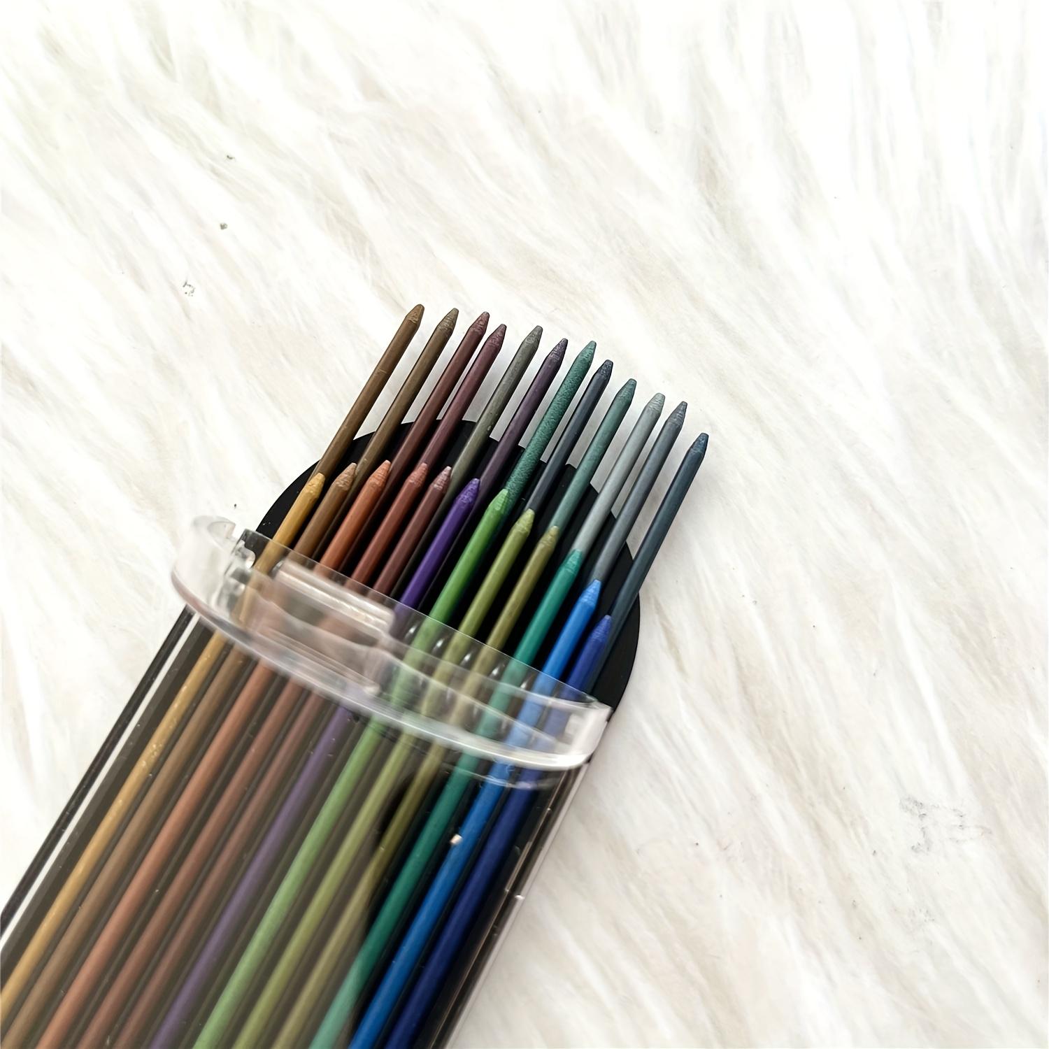 [Colored Lead Refills] Dededepraise 12/24 color 2.0mm lead.Standard,portrait,macaron,retro colored lead.Uniquely Colored Lead Refills.2.0mm lead Portable Packaging
