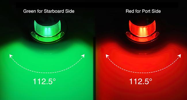 Nilight Marine Boat Navigation Light 2PCS 8LED Red Green LED Port Starboard Signals 12V Waterproof Bow Light for Skeeter Yacht Pontoon Speedboat Sailboats Fishing Boats Cover Outboard Vehicle  dealsforyoudays