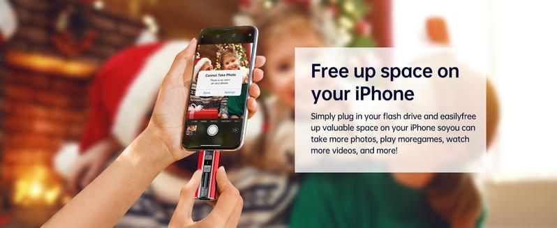 EATOP USB Flash Drive Intended for iPhone iPad, Memory Stick Storage for Photos and Videos Backup, Compatible with iPhone iPad Android PC, Plug and Play, No Application Required