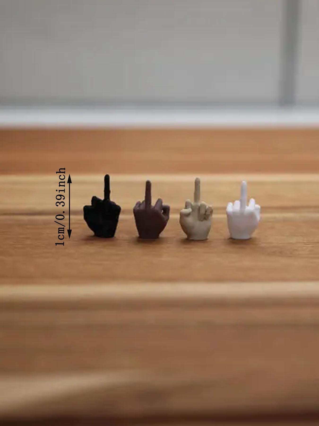 10pcs/20pcs 3D Printed Mini Middle Finger, Fun Plastic ”F-U" Gesture, Mixed Color Matching, Novel Prank Funny Gift, Can Be Used For Bachelor Party Gifts, Holiday Gifts, Prank Gifts For Boyfriends