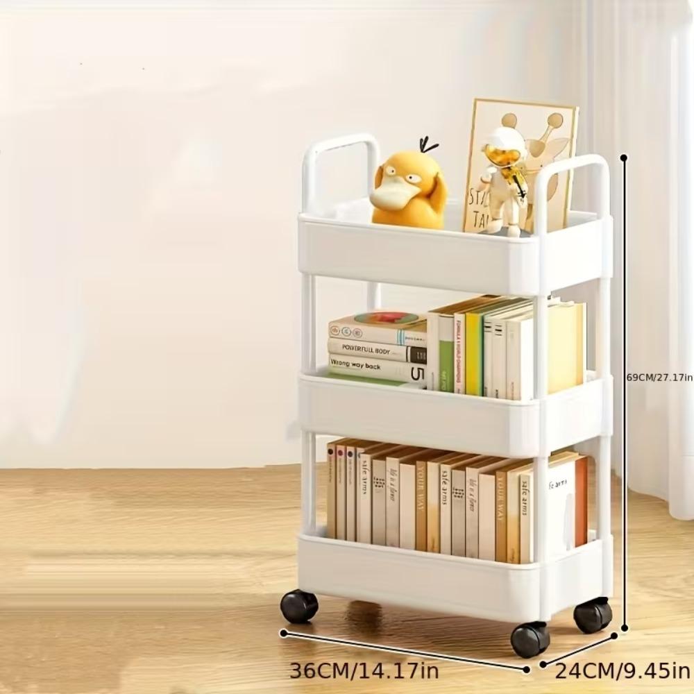 Storage rack - Easy-to-assemble storage rack for bathroom, kitchen, office and workshop, space-saving, multi-functional modern minimalist furniture