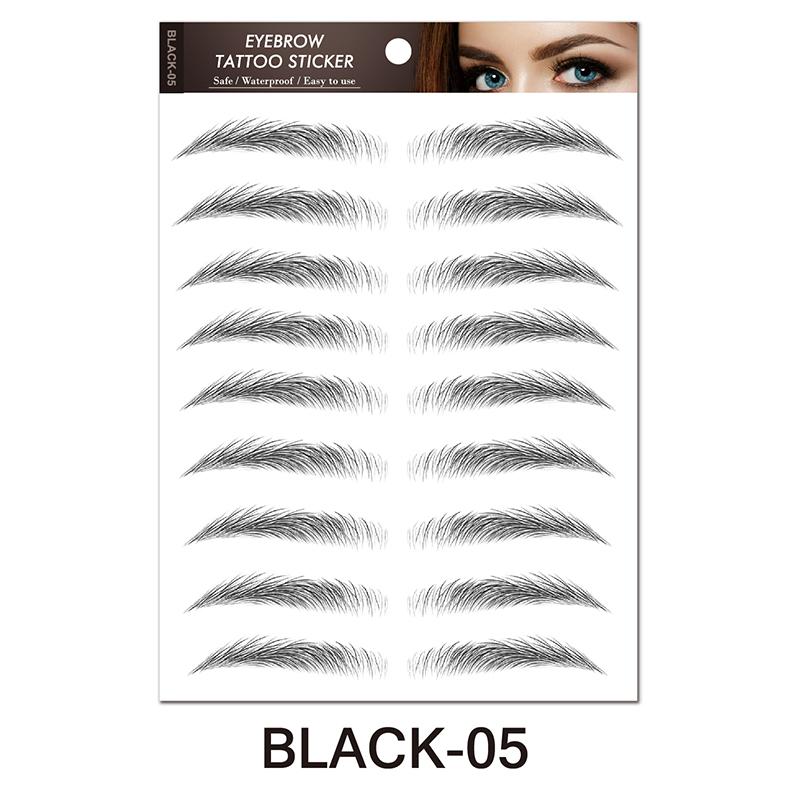 Eyebrow Tattoo Sticker, Quick Application, Natural Look, Multi-Pack, Easy Brow Lift, Create Realistic Makeup, Waterproof Temporary Tattoos, Ephemeral Tattoos