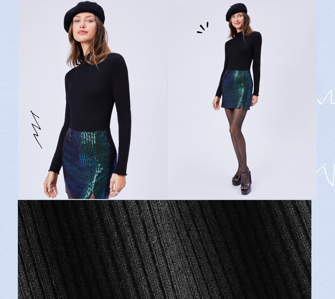 [8 colors, Size 0-26] Solid Turtleneck Bodysuit