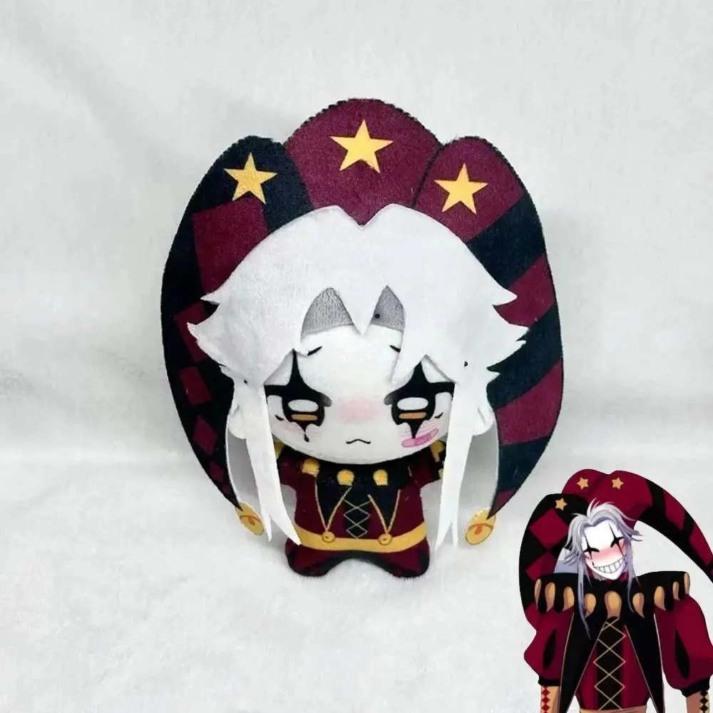 Game The Freak Circus Pierrot Cosplay Doll Plush Stuffed Cotton Figure Dolls Soft Plushies Carnival Accessories Halloween Props