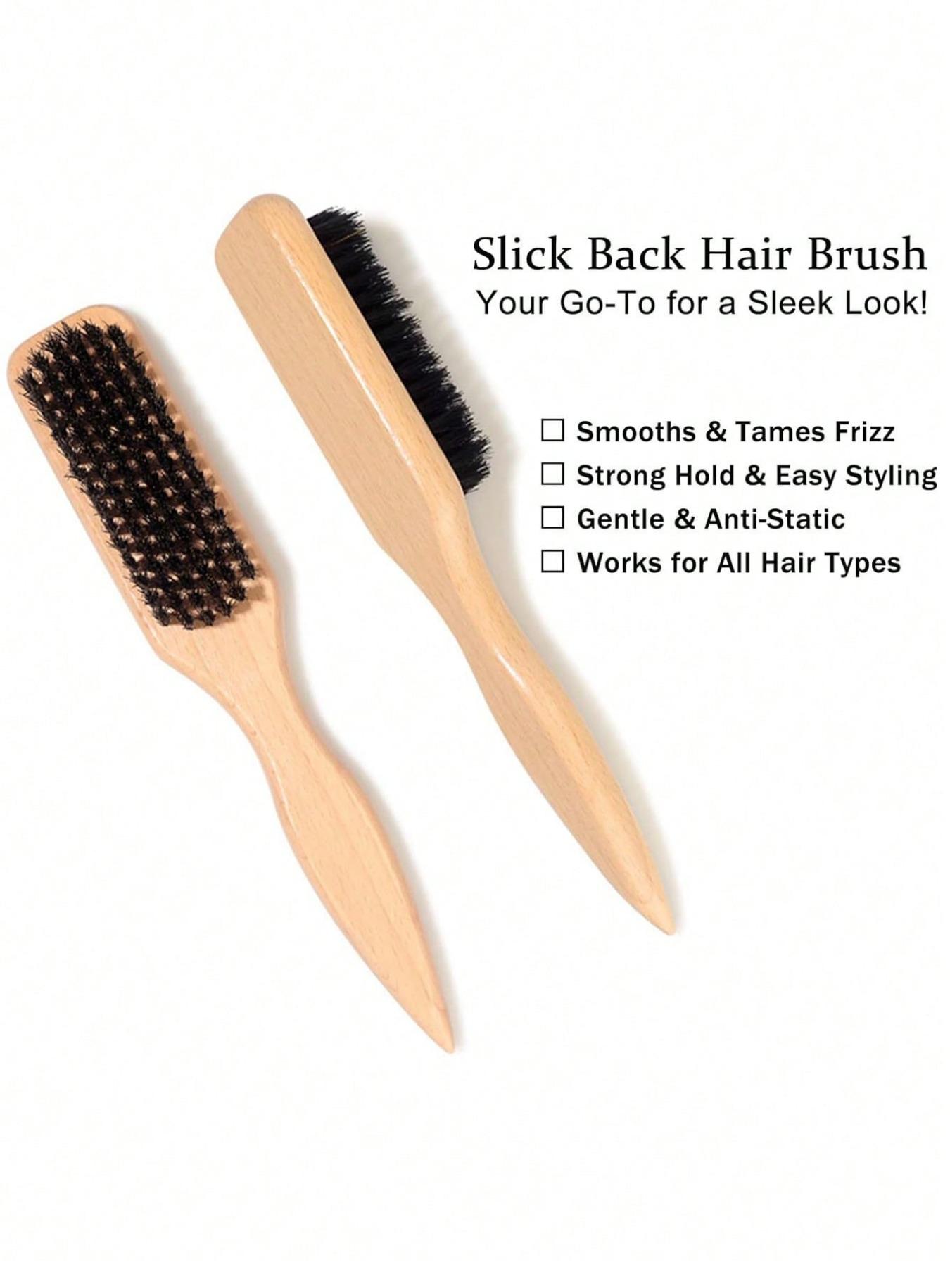 Hair Brush And Beard Brush For Men And Women - Unperfumed Brush For Professionals To Style Thick/Thin Hair, Hair styling combs, Fade And Trimmer Cleansing Comb, Smoothing Device For Styling, Wooden Comb, Hairbrush, Grooming Brush