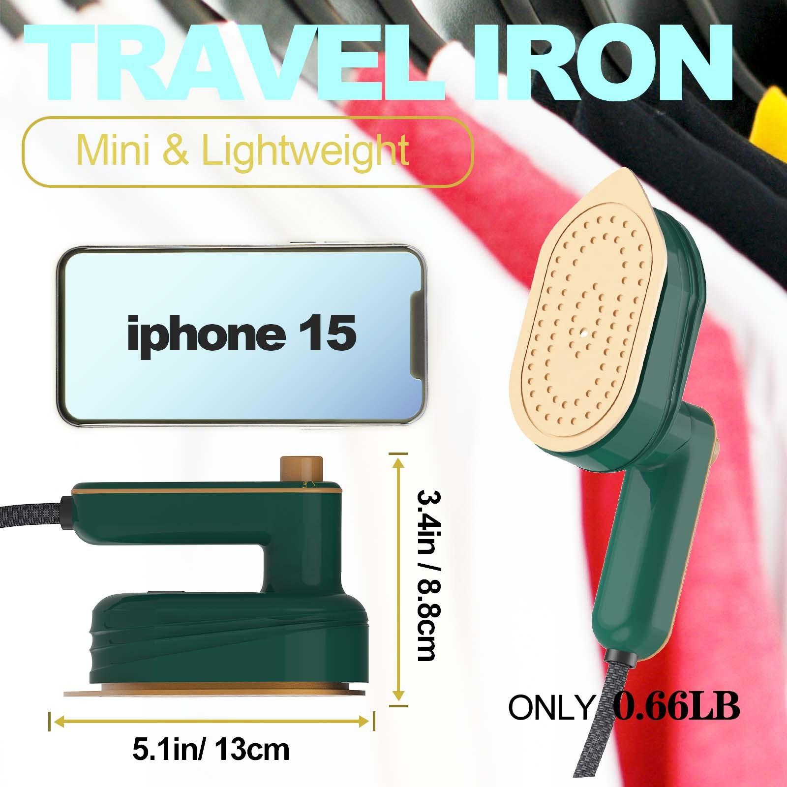 Explosive 180° Rotating Handheld Mini Iron, 1 Count Fast Heating, Lightweight and Portable Mini Iron for Daily Home, Dormitory, Travel, Out Of Work, Business Trip, Clothing, Shirt, Trousers, West Skirt, Clothes Wrinkling