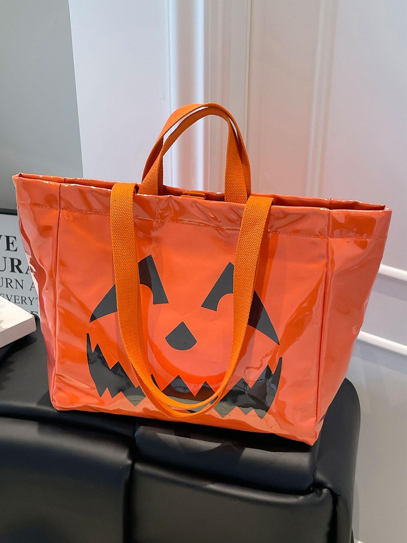 26 Valentine's Day Gift Letter Print Large Capacity Tote Bag, Commuter Shoulder Bag, Trendy Versatile Handbag, Shopping Bag, Fashionable Women's Big Bag