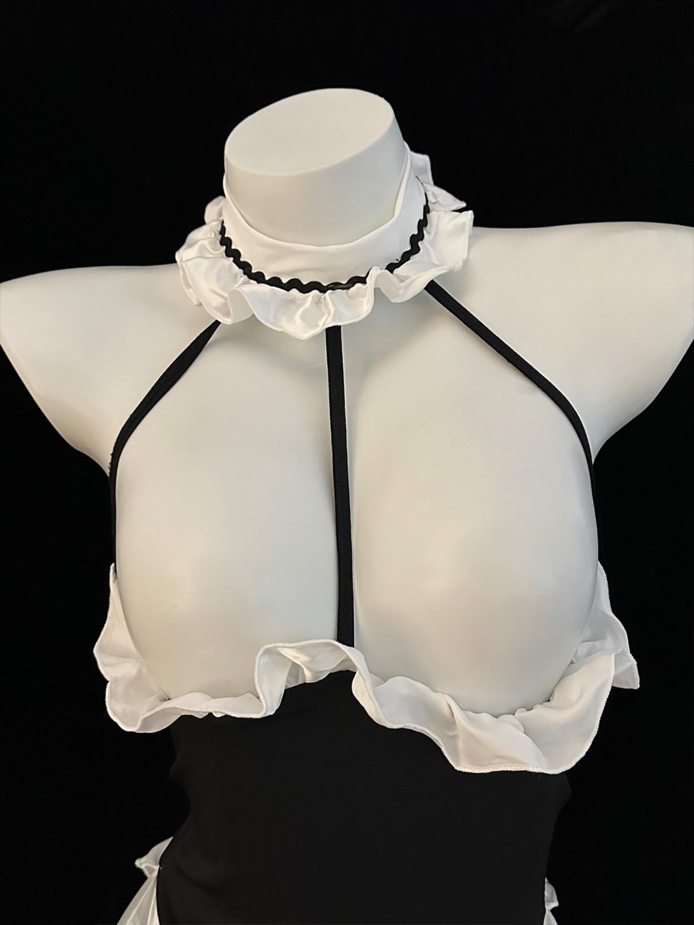 Sexy Maid Costume Set, One-Piece with Headpiece, Fun and Passionate Design, Unforgettable Hot Maid Clothing