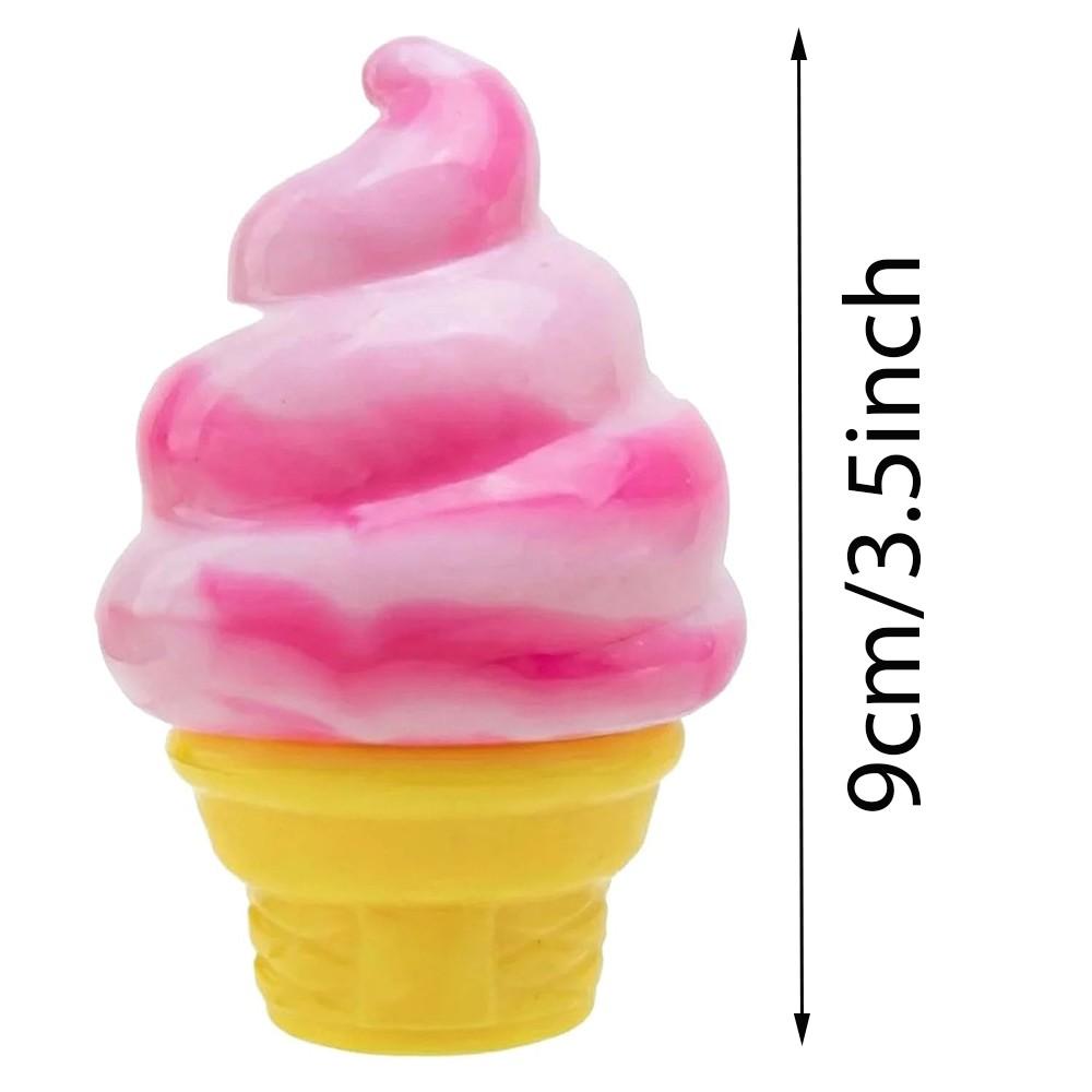 Ice Cream Squeeze Squishy, Ice Cream Cone Squishy, Slow Rise Sensory Fidget Toy, Easter Basket Stuffers Party Favors Summer Sensory Stress Relief