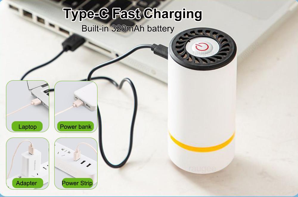 Mini Vacuum Sealer Automatic Vacuum Compression Machine for Food Fresh-Keeping Electric Air Pump Vacuum Storage Packaging Bag Portable Food Sealer