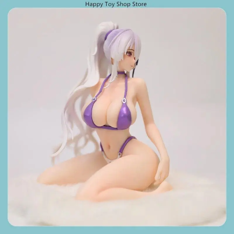 12.5cm Azur Lane Unzen Swimsuit Kneeling Pose Anime Figure Model Statue