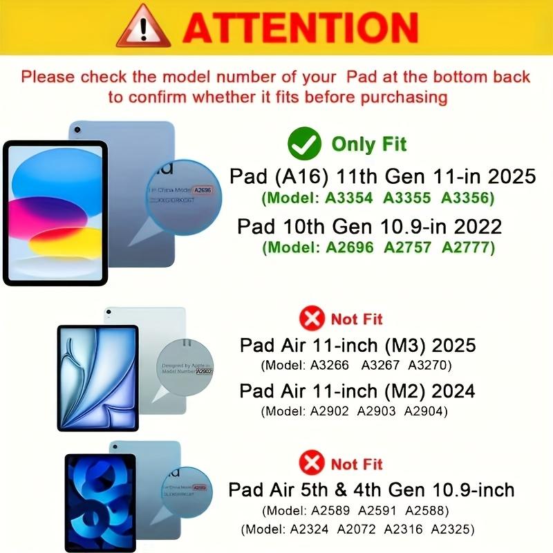 2-Pack iPad 11 Screen Protector, Anti-Fingerprint, Anti-Glare, Scratch-Resistant, for iPad 11th Gen A16 A3355 A3356, 10.9-Inch 2022 Model