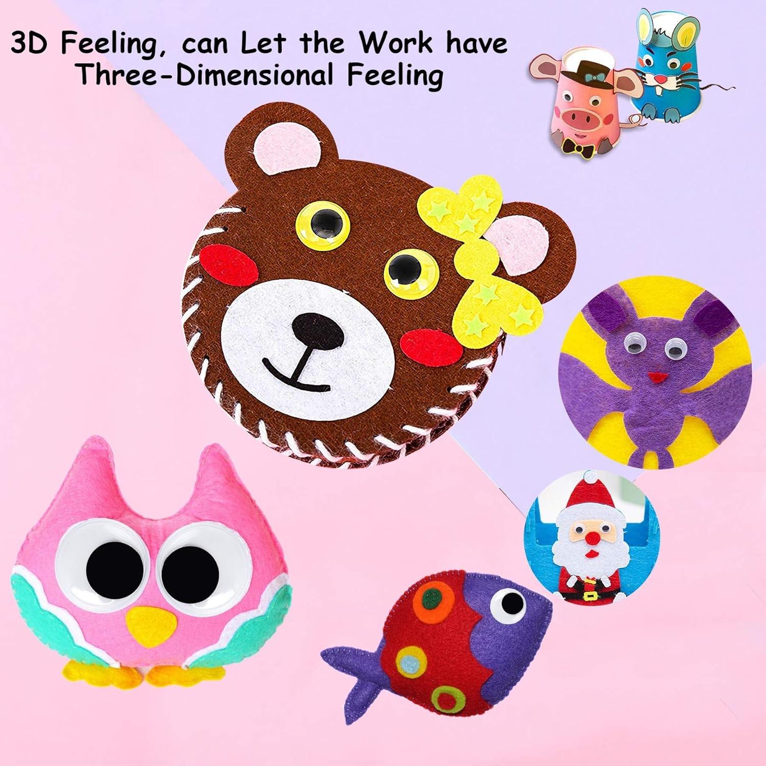 50 Pcs Self-Adhesive Googly Eyes, DIY Craft Decoration, 20mm Size, Perfect for Crafts and Creative Projects