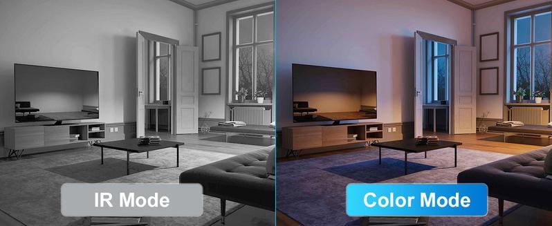 Smart Camera, Wired 1080p Pan Tilt Zoom (PTZ), 360 Degree Motion Tracking, Dog/Cat/Pets/Baby/Security System, Color Night Vision, Indoor/Outdoor IP65-Rated, WiFi, 2-Way Audio, Alexa & Google Assistant, LED Blink, App