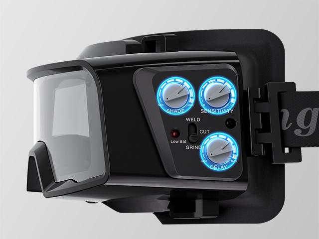 YESWELDER LYG-R100A Auto Darkening Welding Goggles with Mask | True Color Wide Shade 4/5-9/9-13 Welding Glasses for TIG MIG ARC CUT Grind