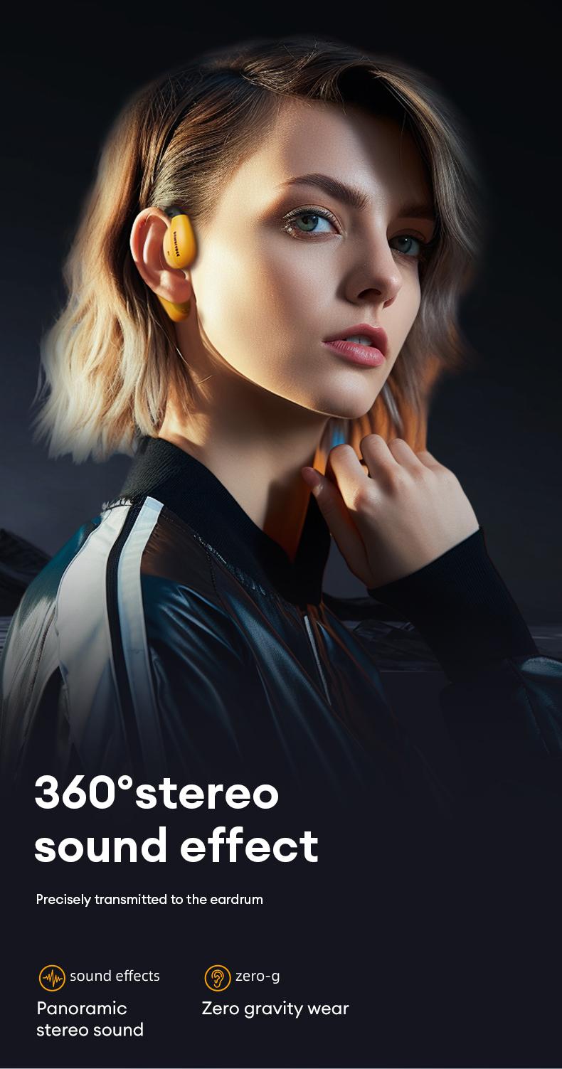 Transformers T21 Ear-Mounted Bluetooth Headset Bluetooth 5.4 360°Stereo Sounds Effects Large Capacity Battery