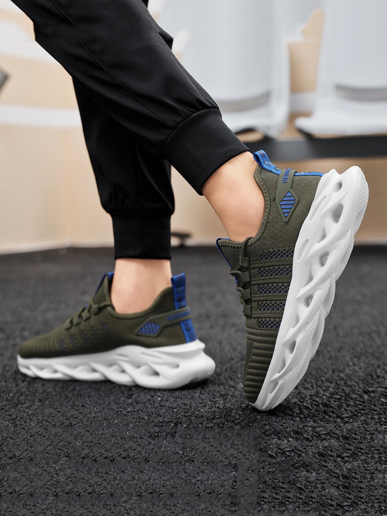 Men's Casual Sports Shoes, Athletic Shoes, Lightweight Breathable Fashion Walking Shoes, Comfortable Men's Footwear, All Seasons Low Top Flatforms