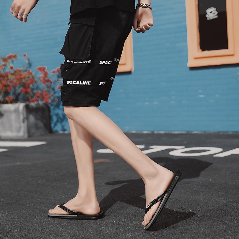 Men's PVC Flip Flops, Casual Comfortable Beach Sandals, Lightweight Non-Slip House Slippers, Ideal for Living Room, Bathroom, Beach