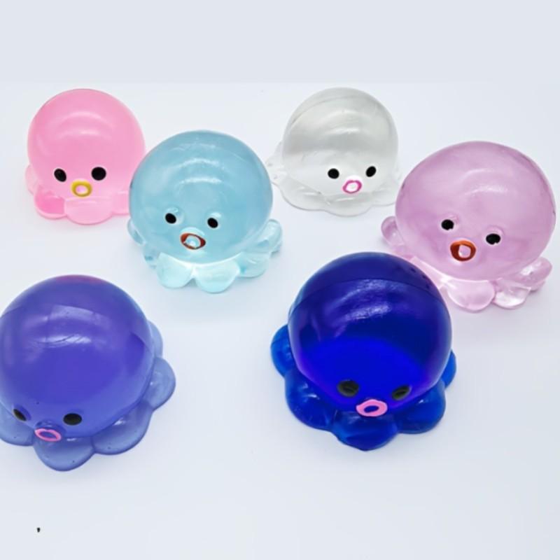 Muddy Octopus Pinch Little Book Decompression Toy, Inflatable Bubble Stress Relief Fidgeting, Slow Rebound Musical Squeeze Fun, Stress Relieving Accessory
