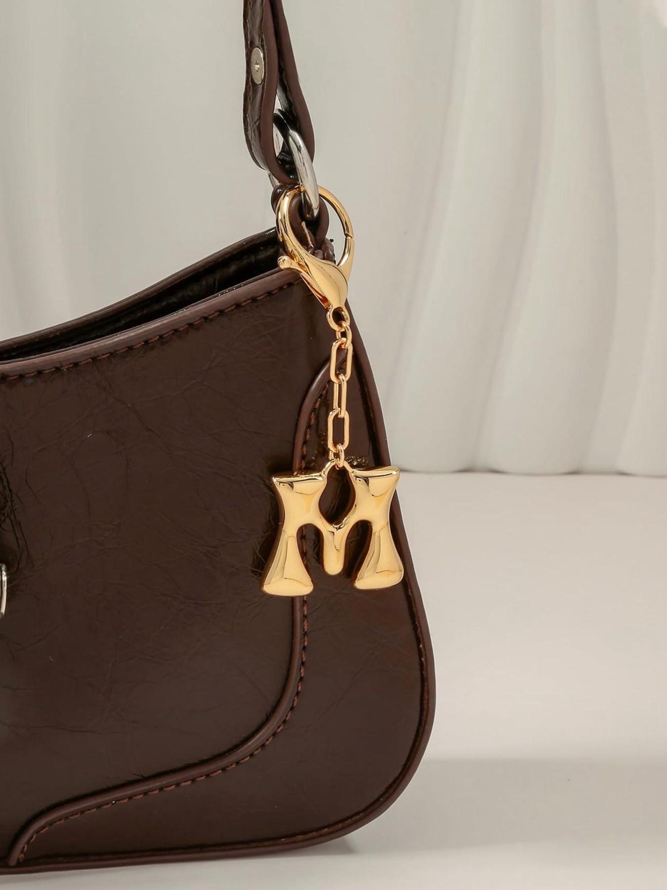 Fashion Letter Keychain, 26 Letters Bag Keychain, Perfect Gift for Women, Stylish Handbag Keychain, Ideal for Gifts