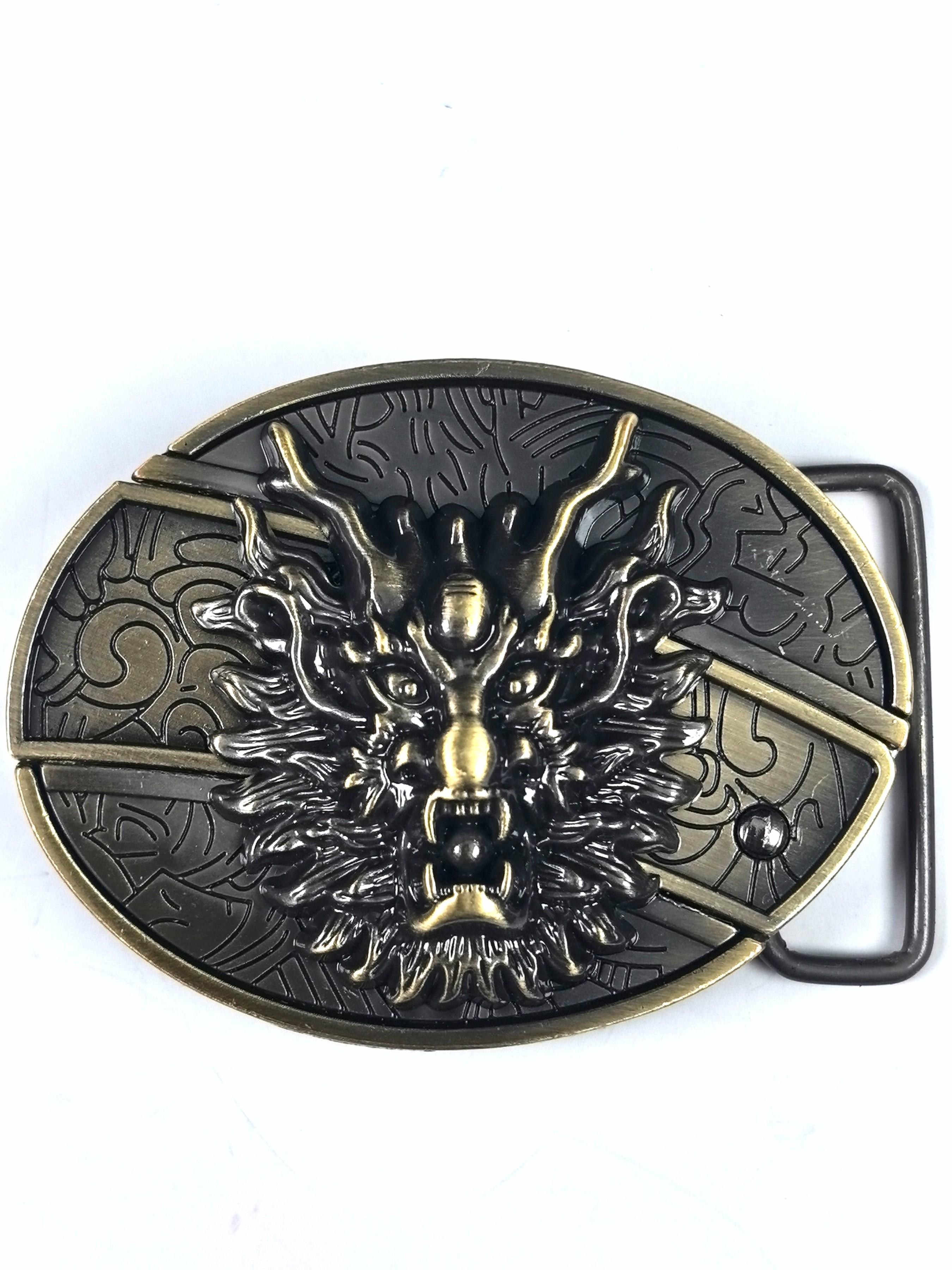 Unisex Animal Alloy Belt Buckle, Fashion Accessory for Jeans and Outdoor Clothing, Durable Design for Daily Use, Boho Style