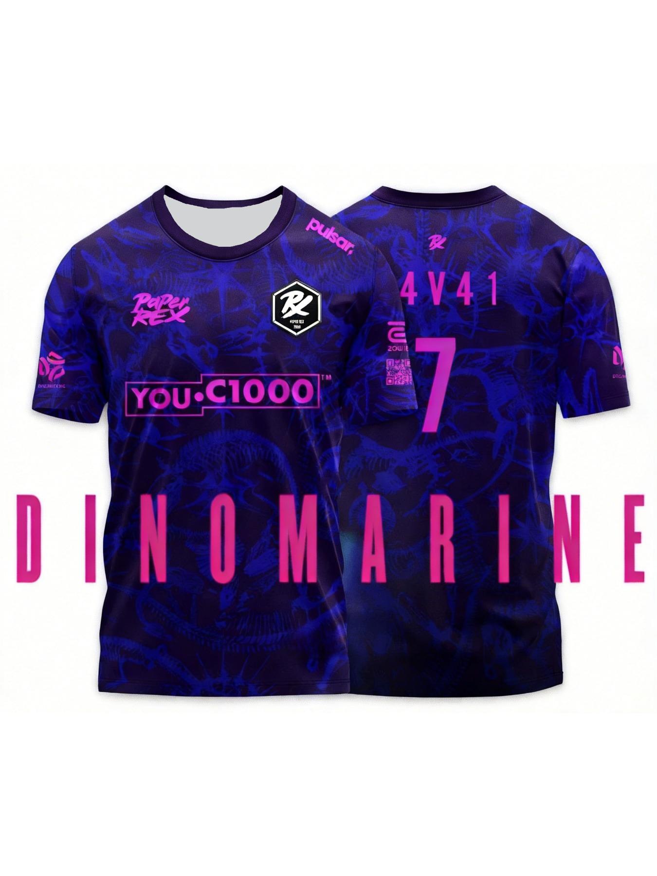 Paper Rex 2026/27 Team Shirt VCT Gaming Esports Club PRX Uniform Men's Fashion 3D Printed Short Sleeve T-shirt