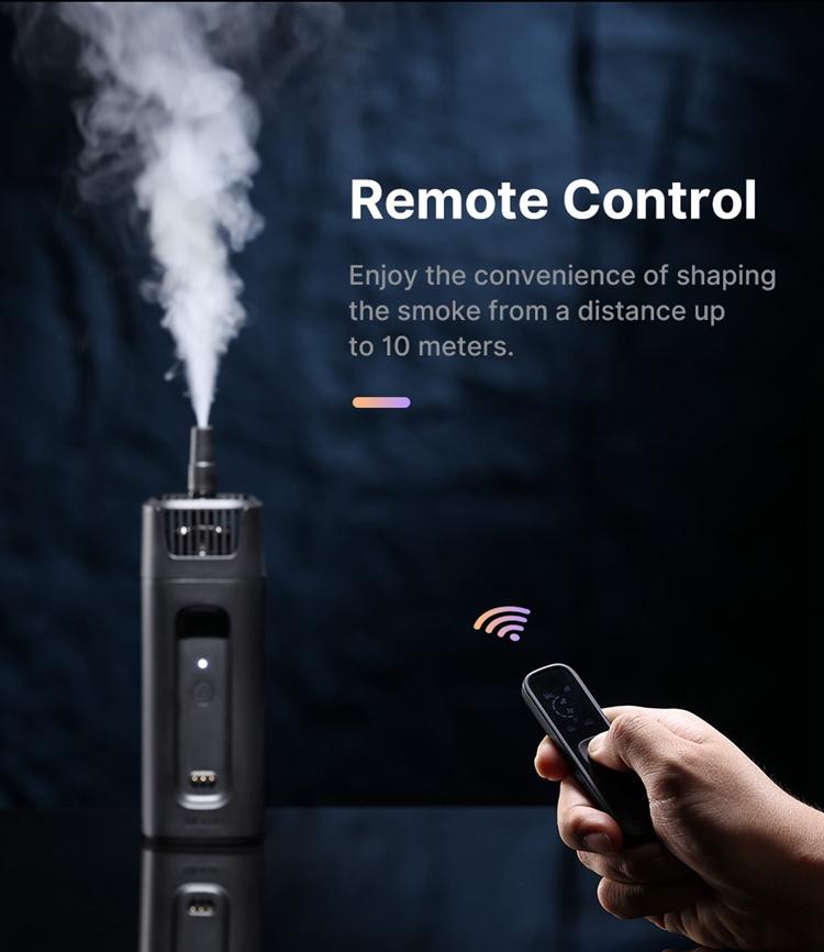 FILMOG Ace Fog Machine 40W Handheld Dry Ice Smoke Machine Studio Video Film Stage Effects Wireless Control Simple Version