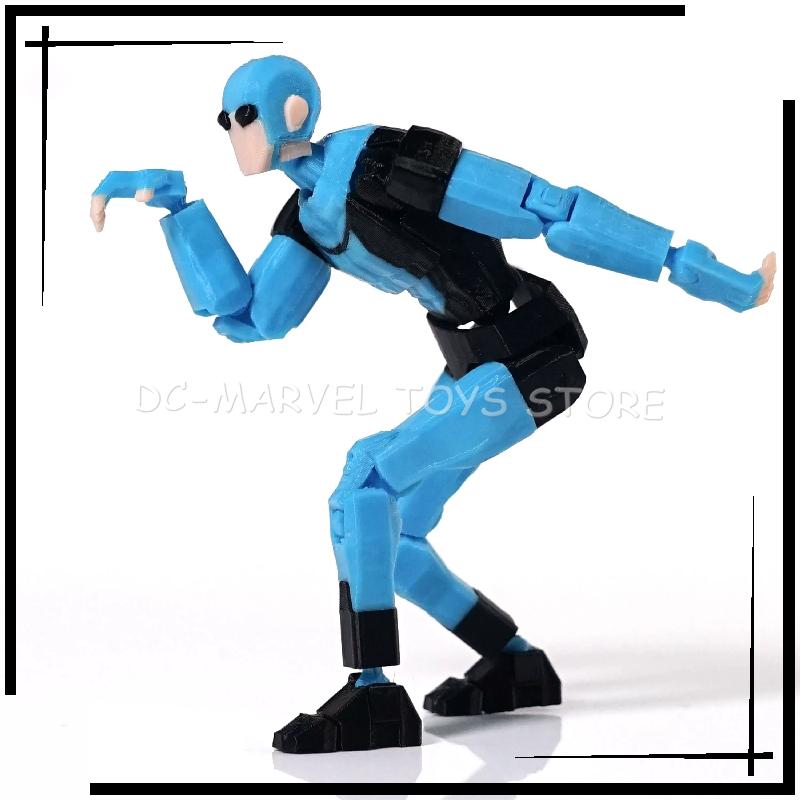 New In Stock 3d Printed Invincible Boy Stripe Mark Light Blue Mark Dummy13 T13 Multi-Jointed Shapeshift Action Figure Toys