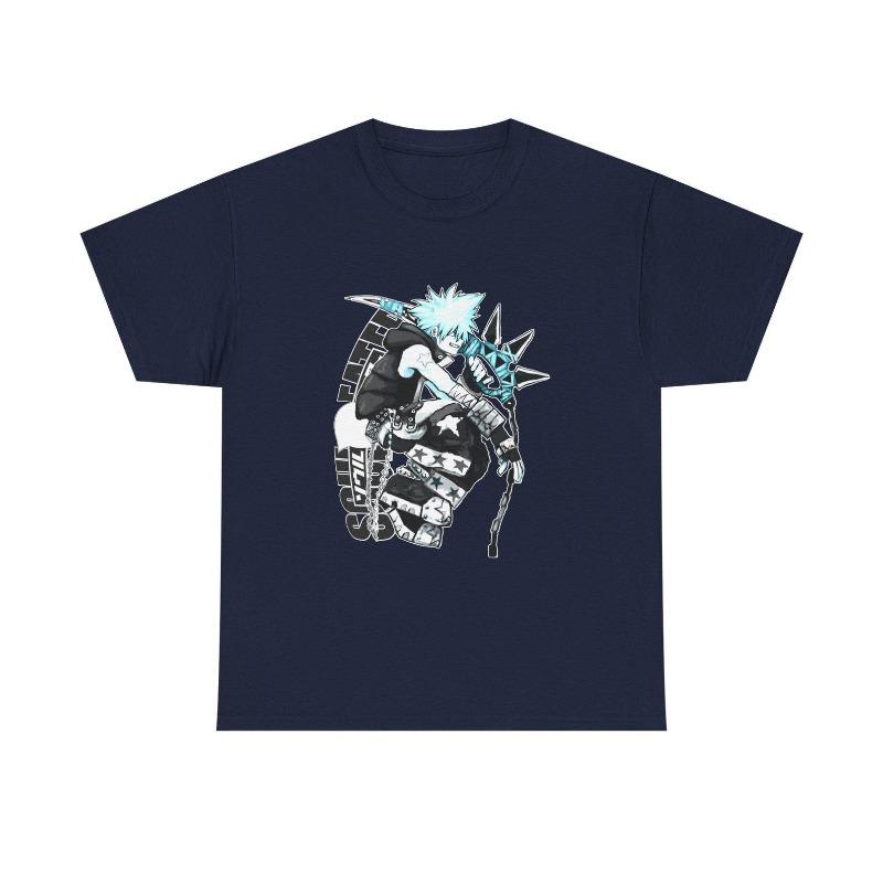 Soul Eater Anime Tee: Black Star Vaporwave Gothic Grunge Manga