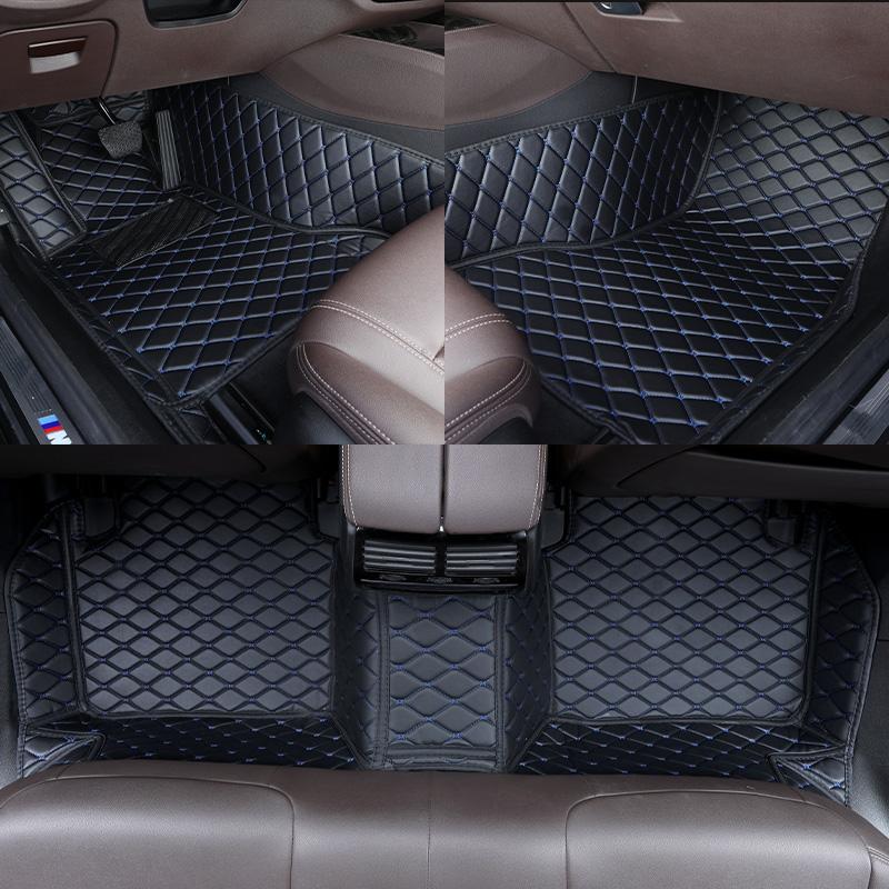 LHD PU Leather Car Floor Mats For Camaro 2010~2015 Carpets Rug Foot Pads interior Accessories detachable specialized leather mats, waterproof and thickened easy-to-clean mats, dirt-proof protection for car interior items, not for sale in the UK