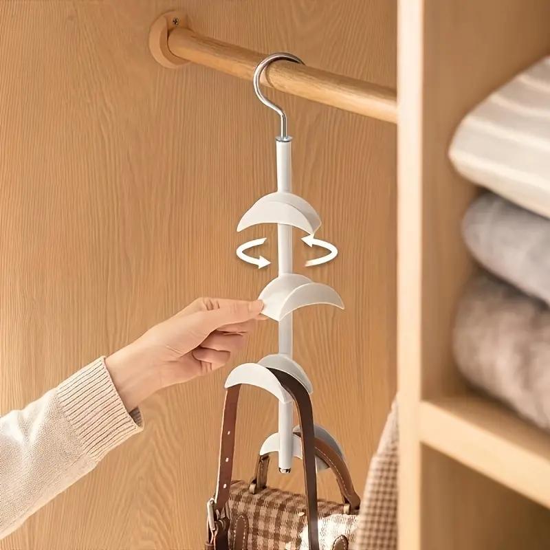 Summer Rotatable Handbag Hanger, 1 Count Modern Simple Multi-purpose Purse Bag Hanger, Bag Hanger Organizer for Daily Use, Summer Gift