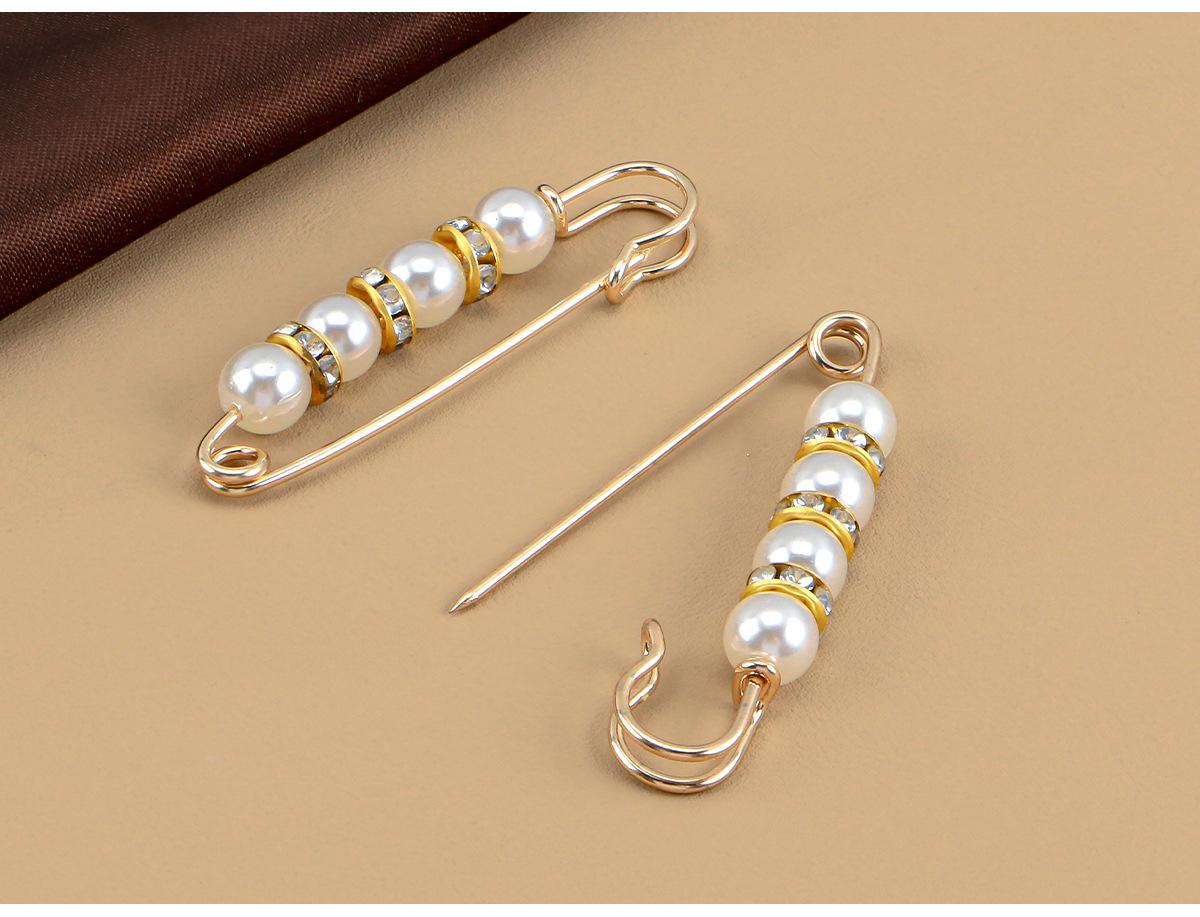 Pants waist cincher, waist cinching pin, anti-exposure brooch, high-end brooch, pin accessory, pearl brooch clasp, a gift for mom or girlfriend