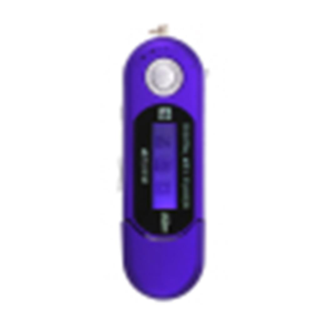 Plastic Silver Portable Digital MP3 Player - USB 2.0 Flash Drive, Lossless Sound, Multilanguage LCD Display, 3.5mm Audio Jack, Automatic Shutdown Function