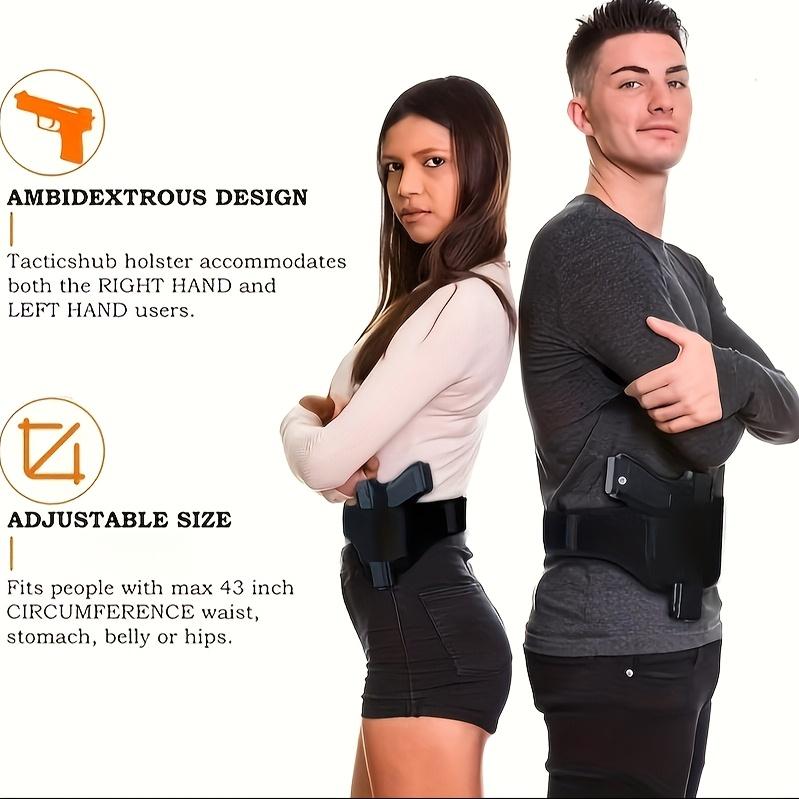 Tactical Shoulder Holster with Quick Release Belt & Underarm Waist Pack 9mm Holster for Concealed Carry Sig P365 LC9 LCP Men Women Universal Safety Buckle