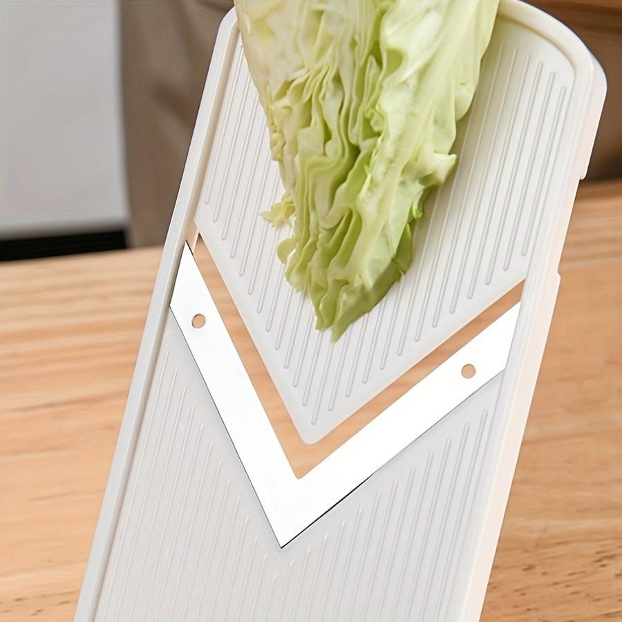 1 Pc Cabbage Shredder & Vegetable Slicer – Durable plastic kitchen tool with comfortable handle for quick shredding and cutting. Perfect for cabbage, cucumber and salad vegetables, efficient veggie prep tool for everyday cooking.