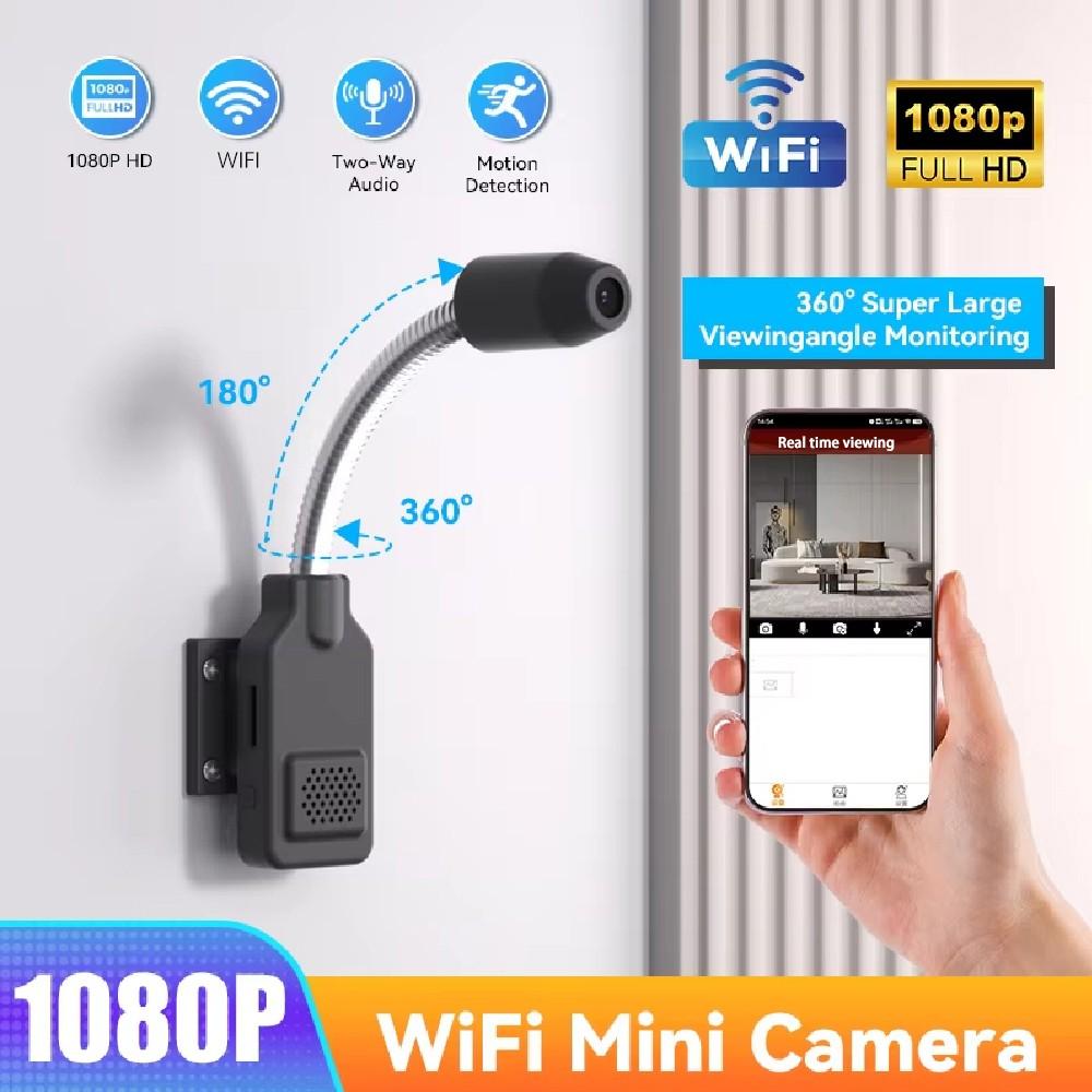 1080P WiFi Pet Camera with 24/7 Recording, Human Detection Alerts Via Phone, 2-Way Talk, Night Vision for Home Baby Monitoring