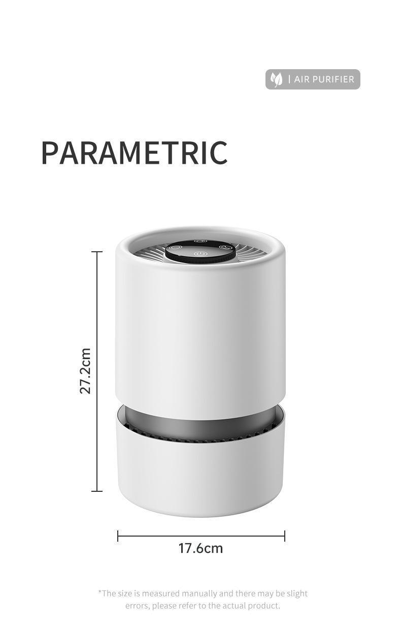 Desktop Mini Air Purifier, HEPA Filter Air Cleaner with Activated Carbon, USB Powered Odor Remover for Office Bedroom#Summervibes Desktop Mini Air Purifier, HEPA Filter Air Cleaner with Activated Carbon, USB Powered Odor Remover for Office Bedroom#Summervibes