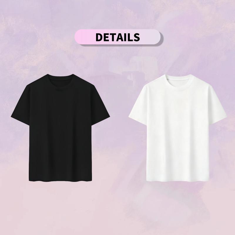 2025 Summer New Fashion Street Casual Simple Letter Print Comfortable Soft Breathable Crew Neck T-Shirt