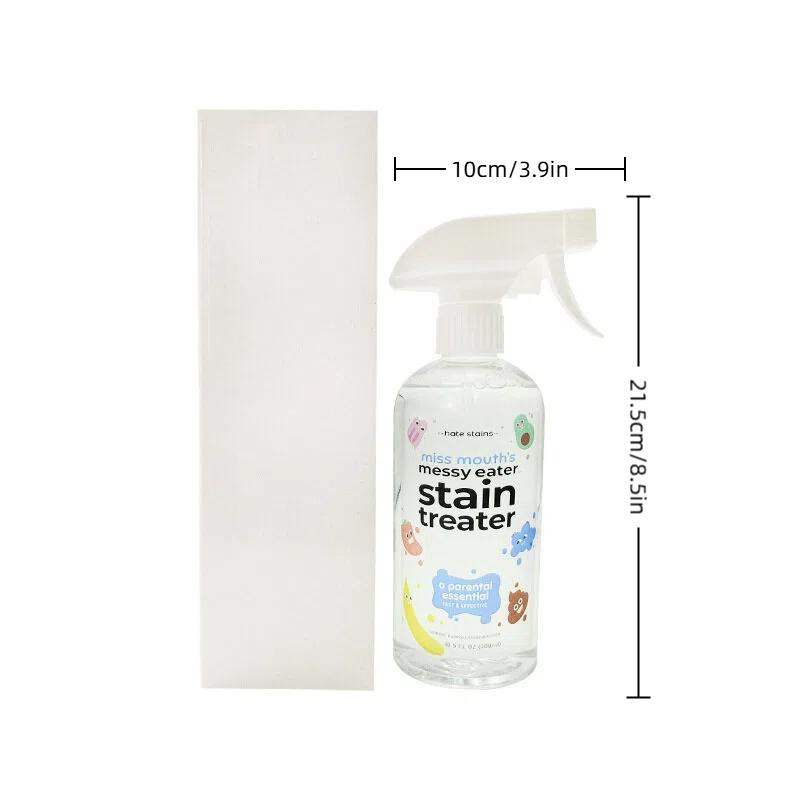 Quick Action Laundry Stain Remover, Stain Treater Spray, Effective Stain Removal, Portable Stain Removal Spray for Oil and Grease, Deep Cleaning Formula for Travel and Home Use