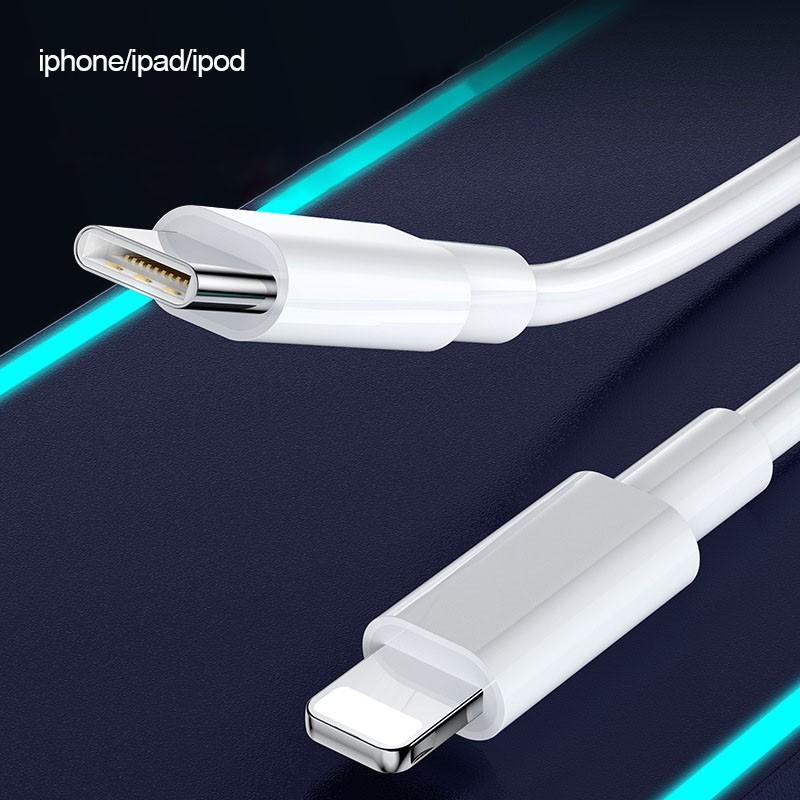 C to Lightning Cable, 1m Type-C Charging Cable, compatible with iPhone 15/14/13/12/11 Pro Max/X/XR/XS/7/8 Plus for fast charging, USB-C data syncing and charging, durable design, suitable for everyday use Smartphone
