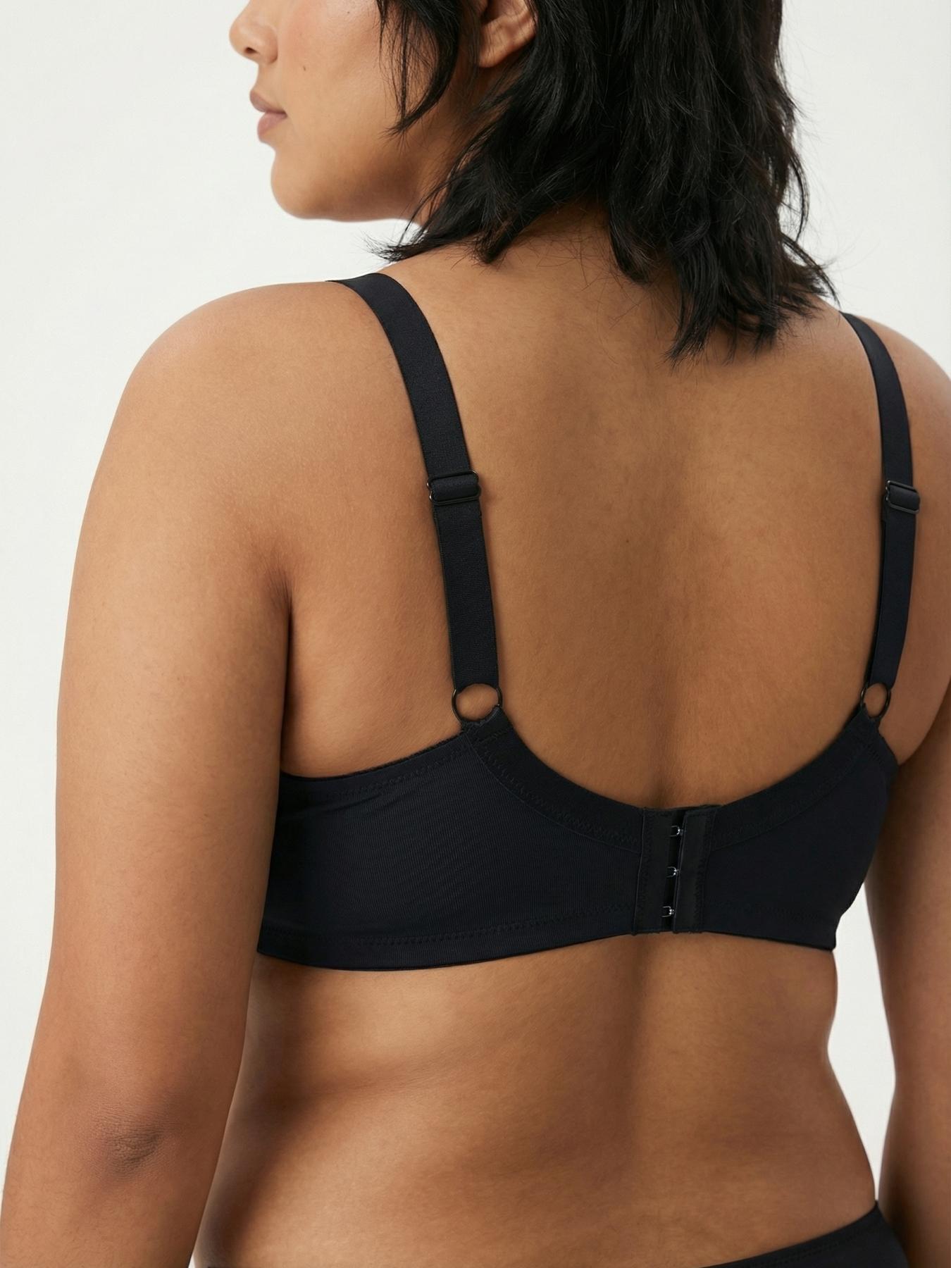 Plus Size Mesh Unlined Bras for Women, Unpadded Mesh Full Coverage, T-Shirt Minimizer, Sexy Underwire Bralettes, Smooth U-Back Design