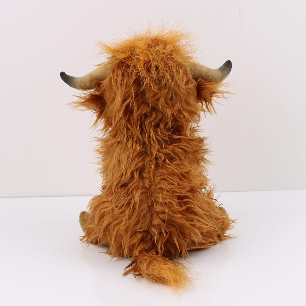 Scottish Highland Bull Plush Gift, Stuffed Animal Gifts, Cute Stuffies, Soft and Fluffy, Perfect for Hugging and Playing, Ideal for Kids, Home Decor, Collectors, Birthday Gifts