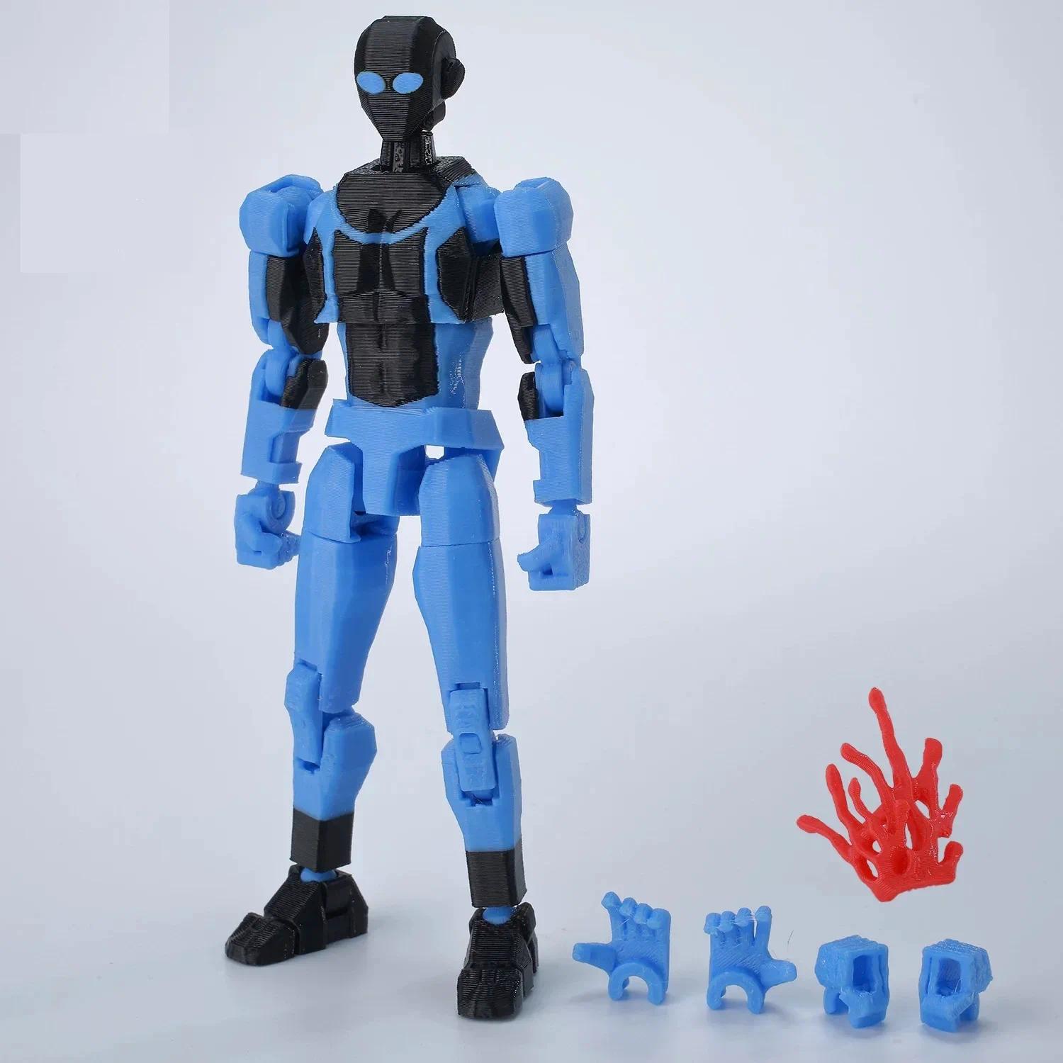 3D Printed Lucky13 Invincibles Tech Jacker Movable Soldier Multijoint Movable T13 Figurines Assembly Mecha Toy Holiday Gift