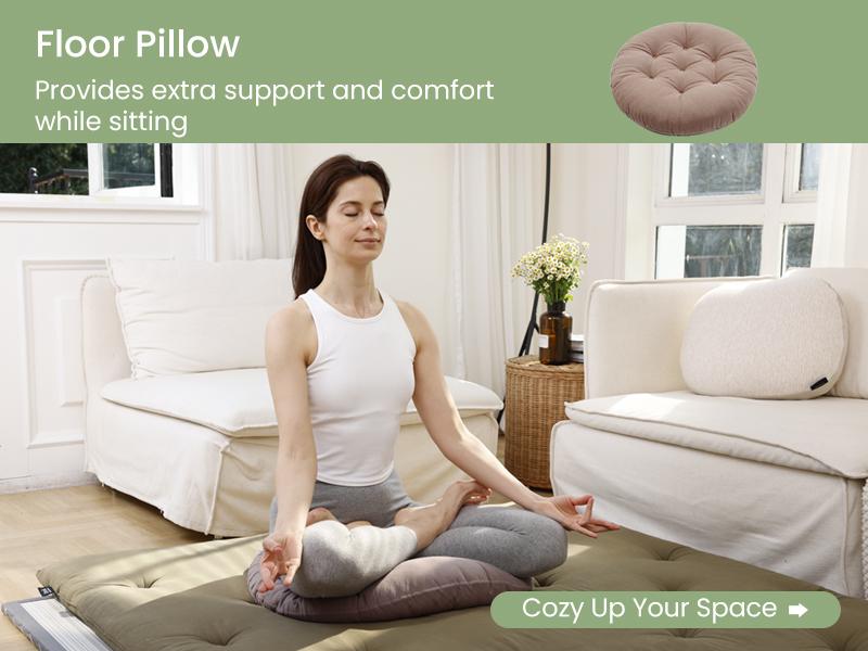 ZONLI Classic Floor Futon Mattress 100% Cotton Foldable Tatami Mat Roll Up Lounger Bed for Adult Kid Family Girl Woman Gift Best Christmas Gift Deep Sleep, Foldable Sleeping Pad, Portable Dormitory Mat,family party