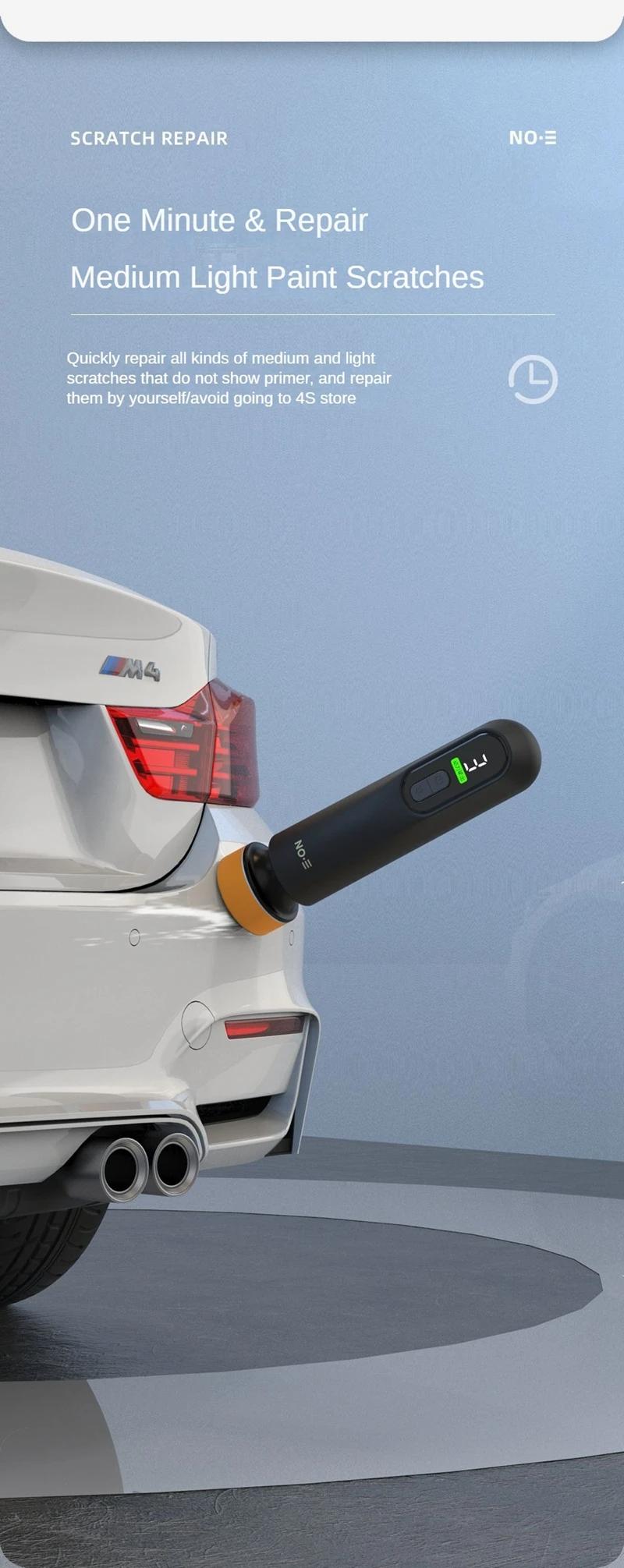 Joytutus Wireless 12000RPM Car Polisher & Waxer 3 in 1 Sanding Machine for Paint Scratch Repair Windshield Oil Film Removal Cordless Power Tool