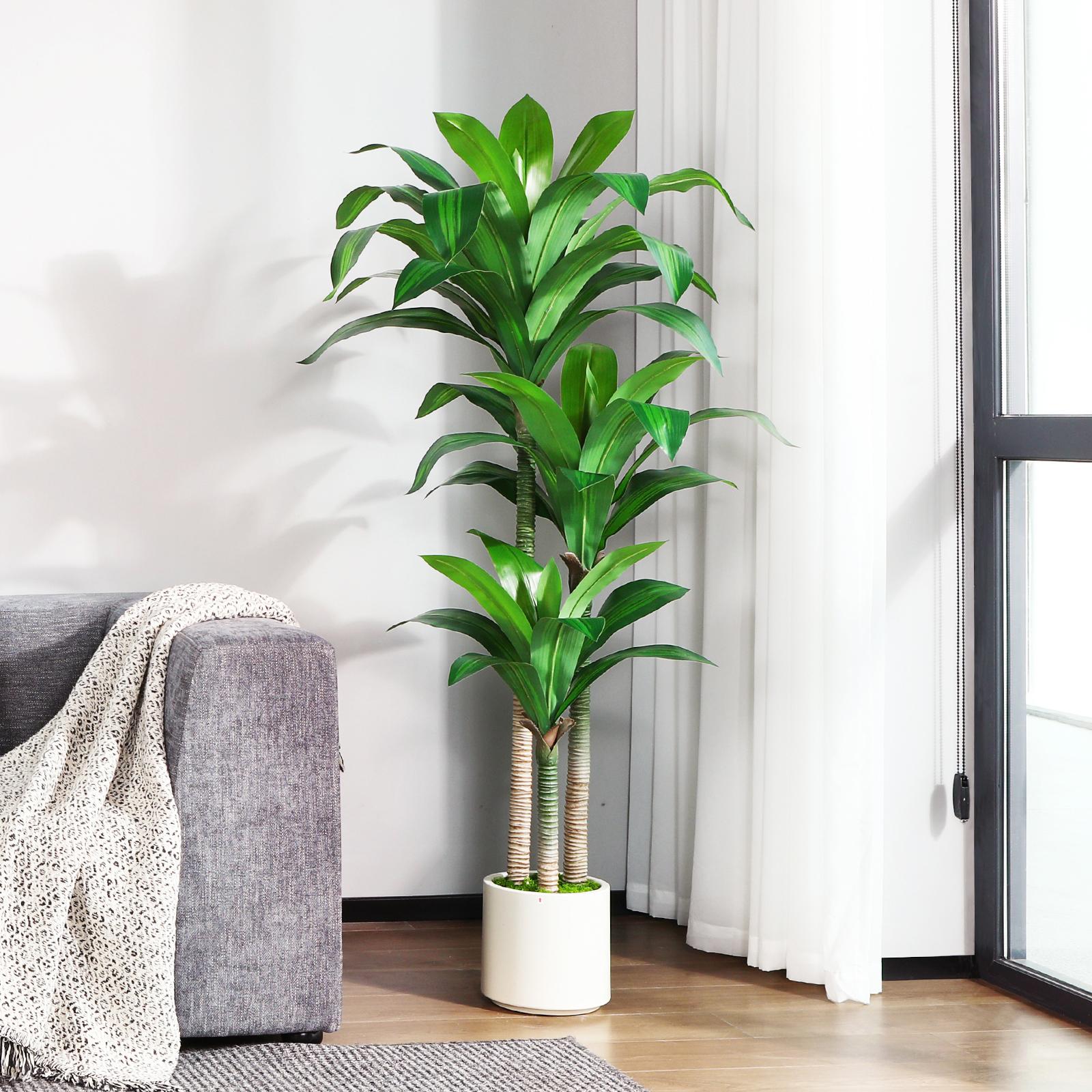 VeriNatural 5/6FT High-End Fashion, Insect and Mildew Proof, Eco-Friendly Artificial Palm Tree
