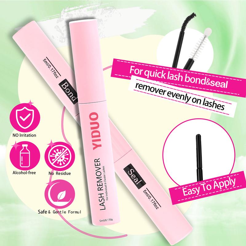 YIDUO Lash Clusters Kit Gift Packs 1846Pcs Mix Styles Lash Clusters Kit, Volume/ Mega/ Full/Spikes/Bottom Eyelash Clusters Extensions Kit With Bond and Seal makeup tools with Everything You Need for Beginners and Proficient, DIY at Home, Cosmetic